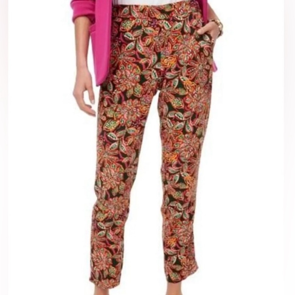 J Crew Jamie Floral Pants size 2 NWT